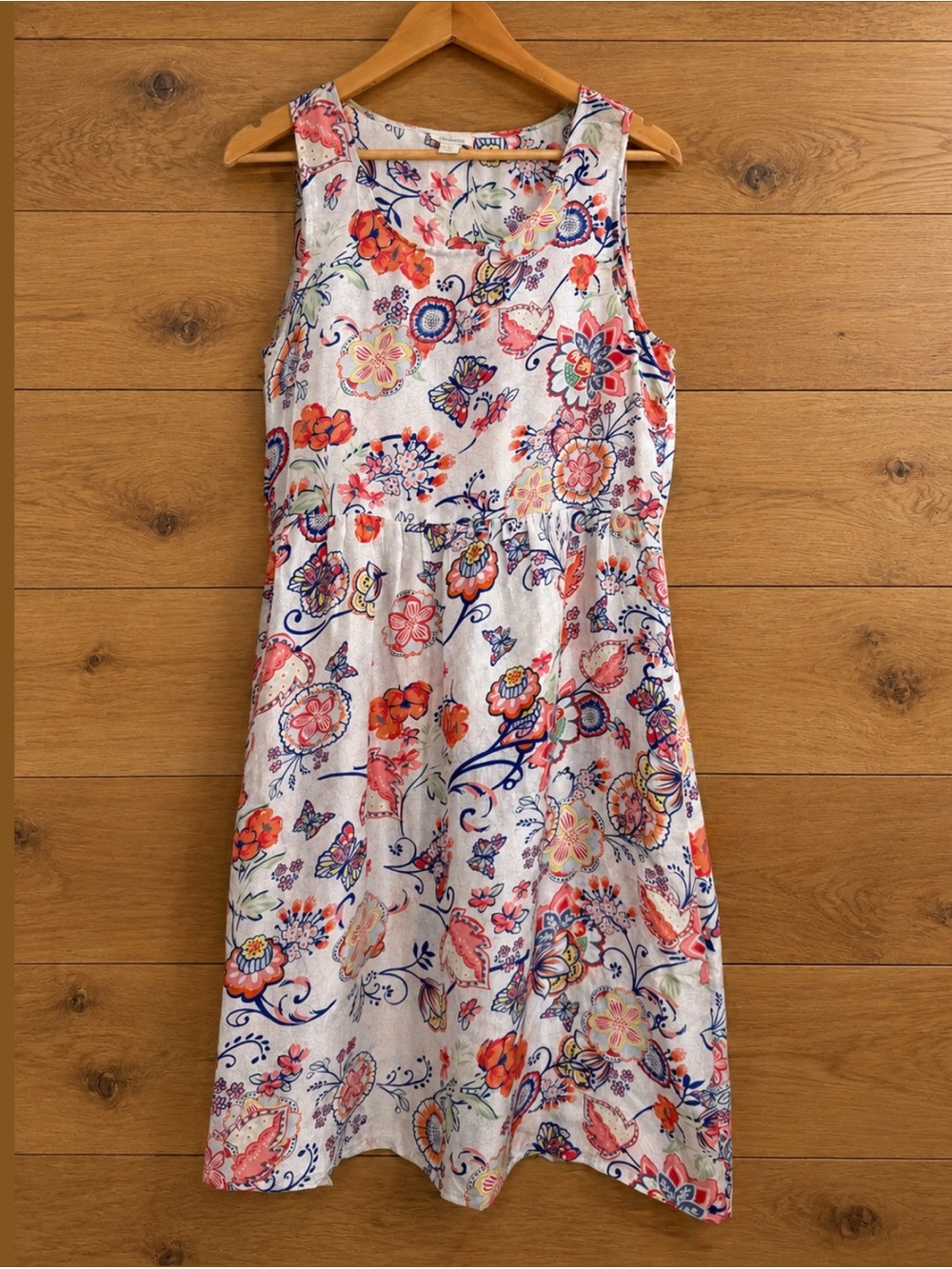 Sundance Floral Sleeveless Midi Dress